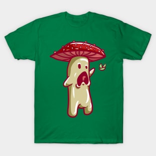 The Fear Cartoon Mushroom Character T-Shirt